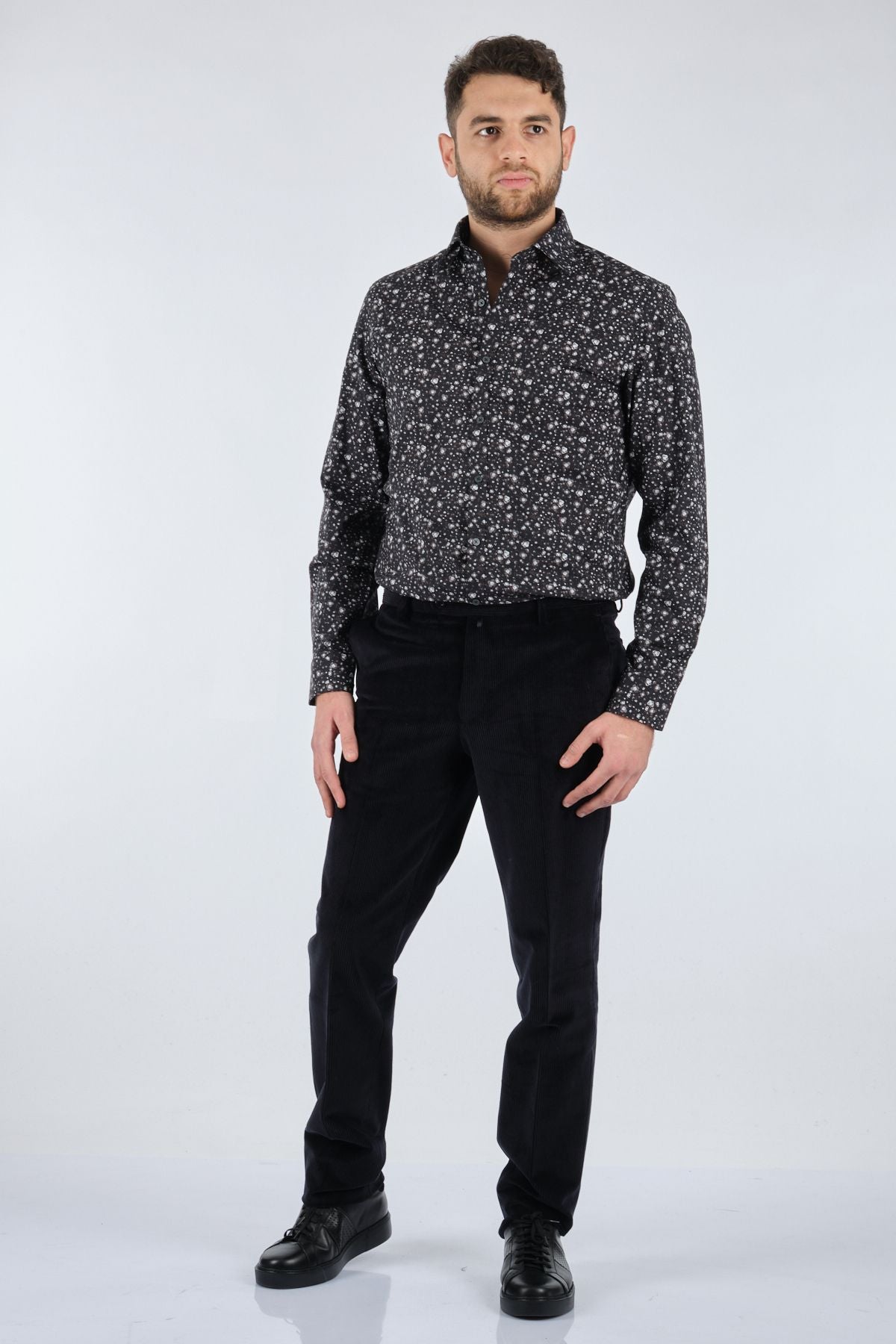 Ecer Minimalist Kadife Erkek Pantolon - Regular Fit - Günlük & Şık Translation missing: ar.content.product_image_secondary