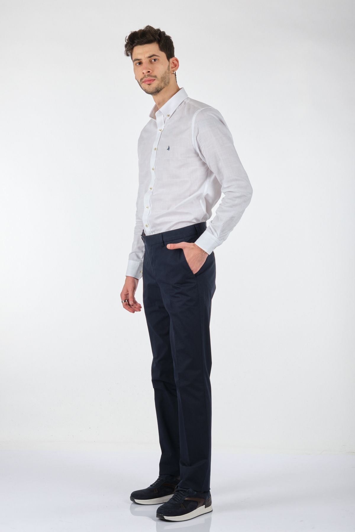 Ecer Minimalist Regular Fit Erkek Pantolon - Günlük & İş İkincil görsel