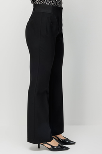 Ekol BB Beli Lastik Detaylı İspanyol Paça Pantolon 26YEKL04164