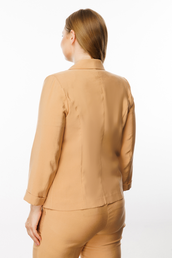 Ekol Kadın Oversize 3/4 Kol Minimalist Ceket