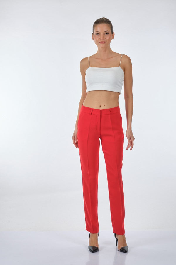 Ekol Kadın Minimalist Regular Fit Pantolon - Günlük & İş