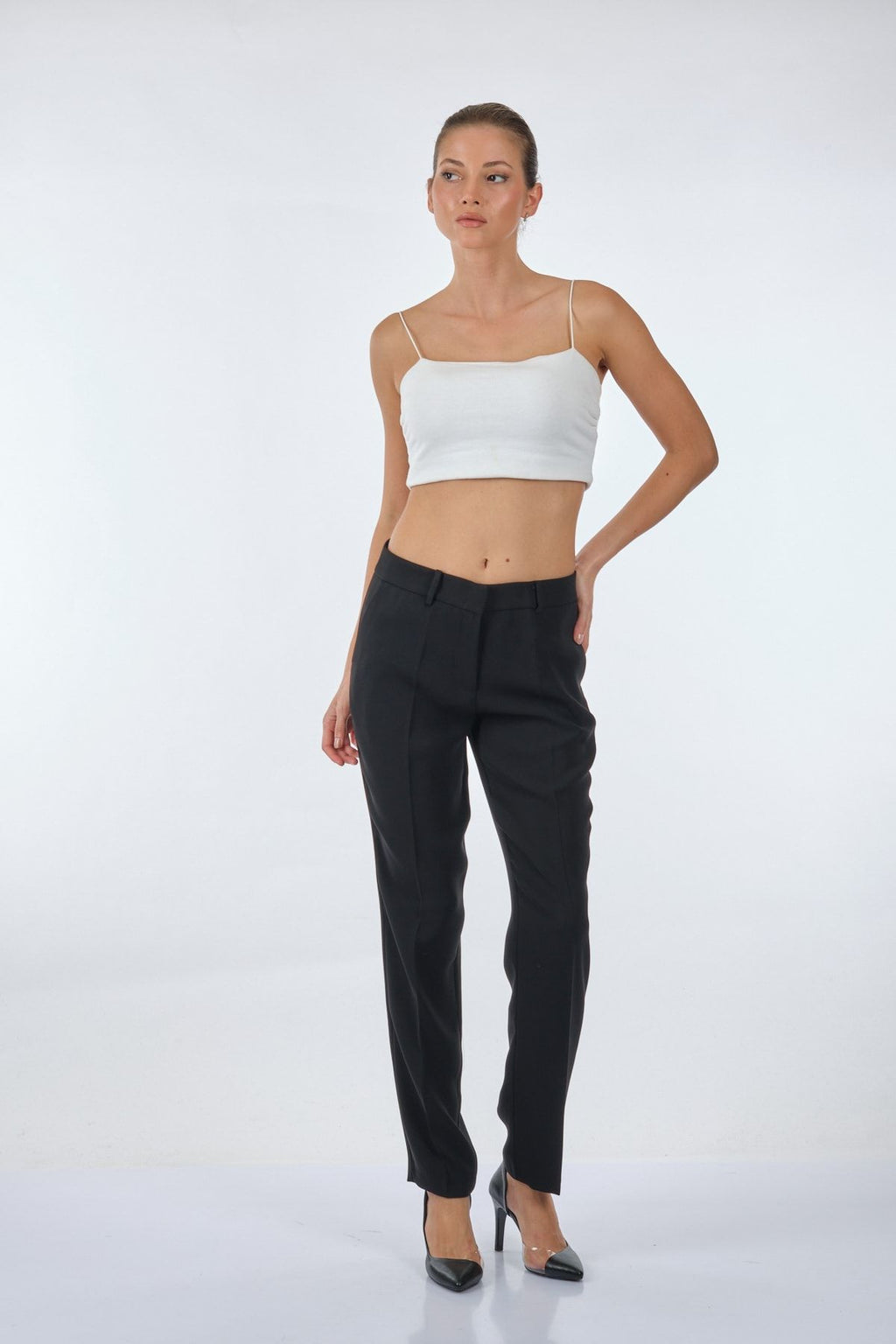 Ekol Kadın Minimalist Regular Fit Pantolon - Günlük & İş