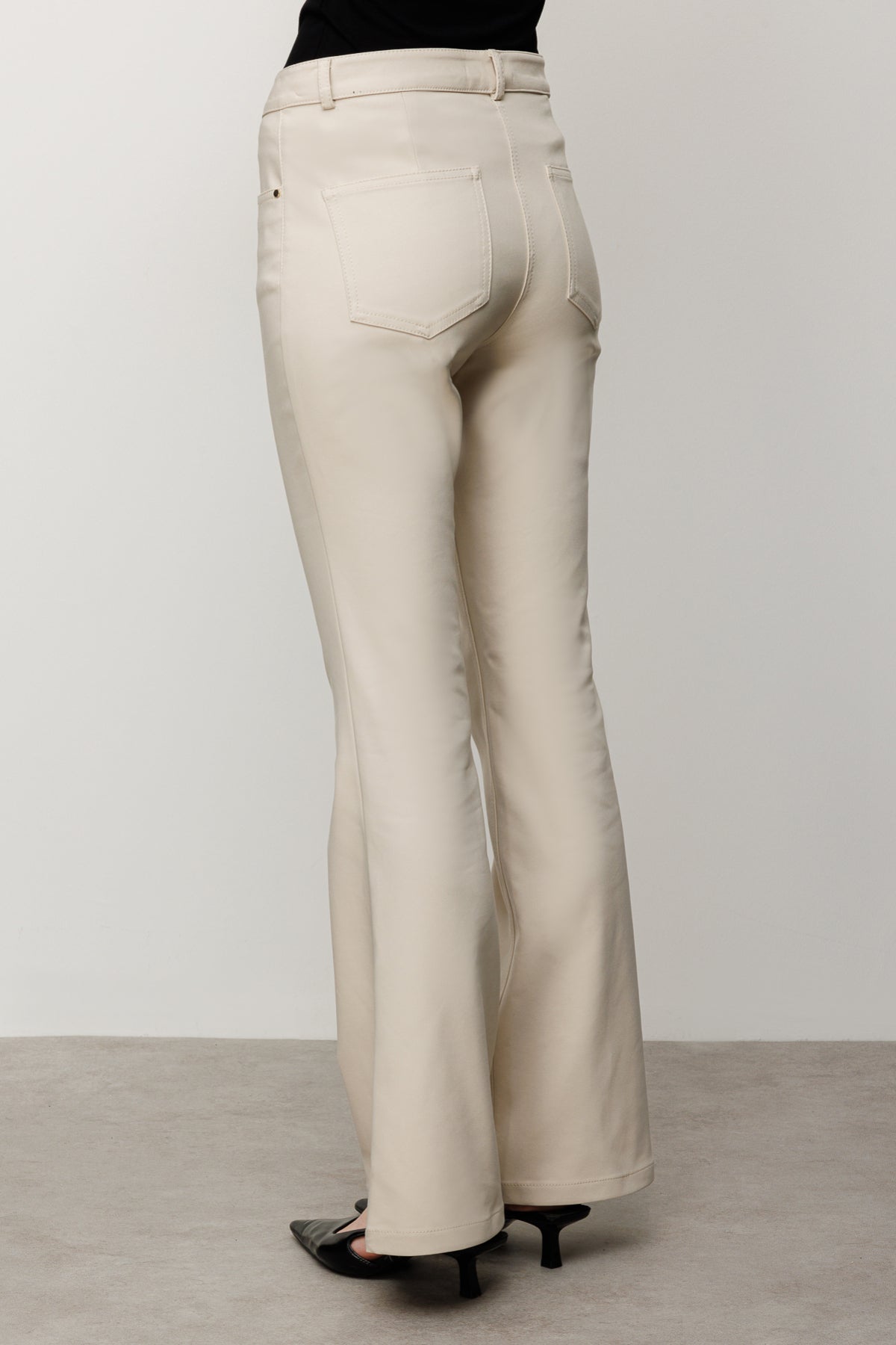 Ekol Kadın Yüksek Bel Minimalist Çan Pantolon - Günlük Şık
