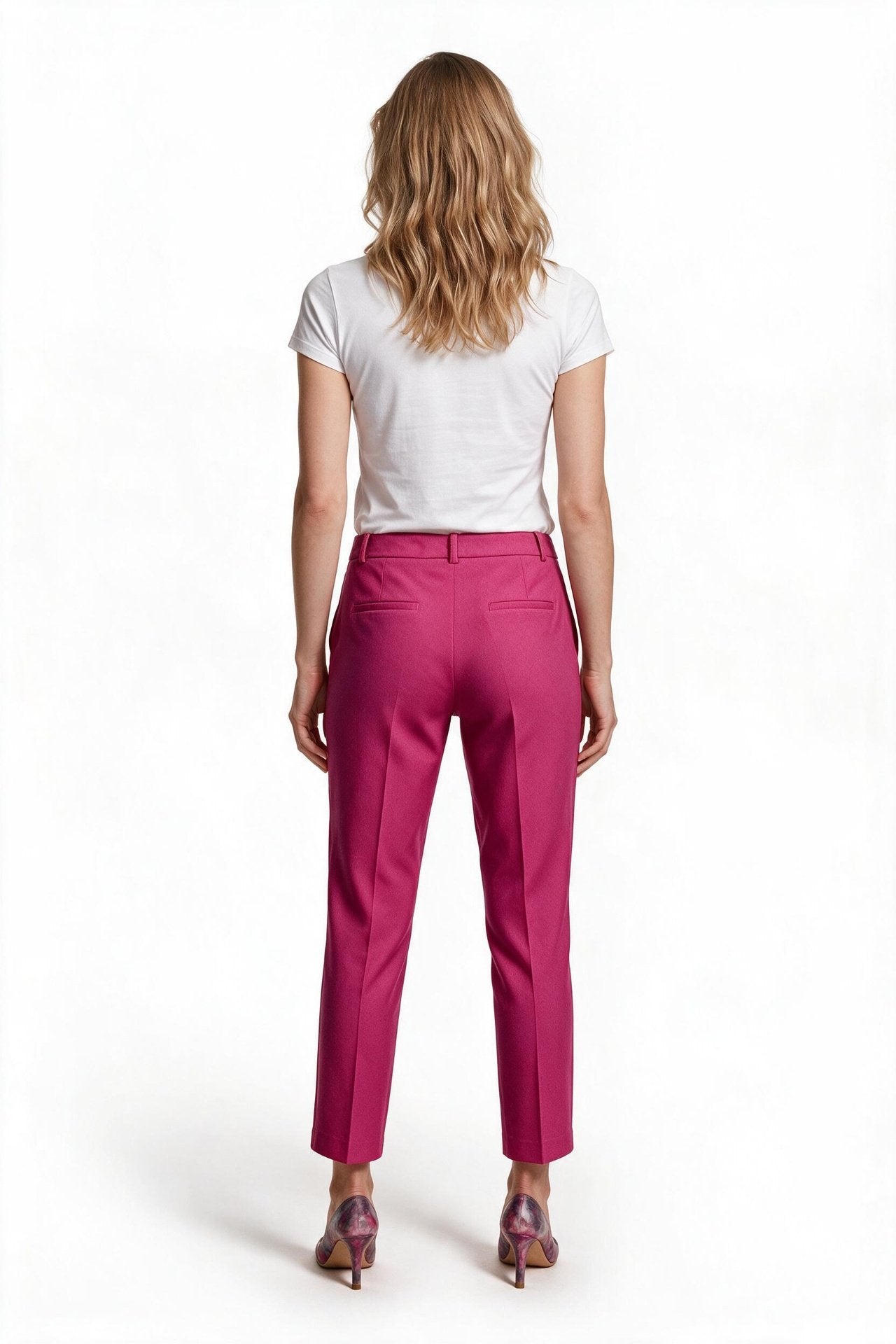 Ekol Minimalist Kadın Pantolon - Midi Boy, Regular Fit, Günlük Kullanım İkincil görsel