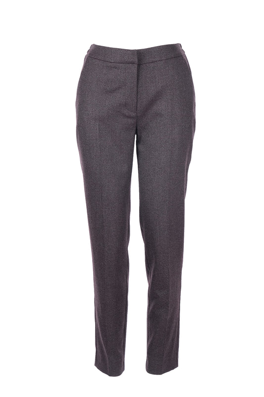 Ekol Minimalist Kadın Pantolon - Yüksek Bel Slim Fit Midi