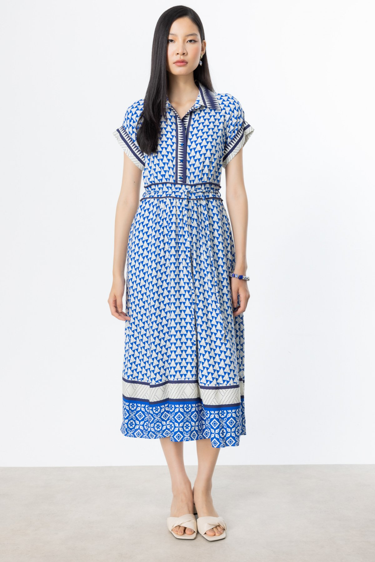Ekol Desenli Maxi Boy Elbise Translation missing: ar.content.product_image_main