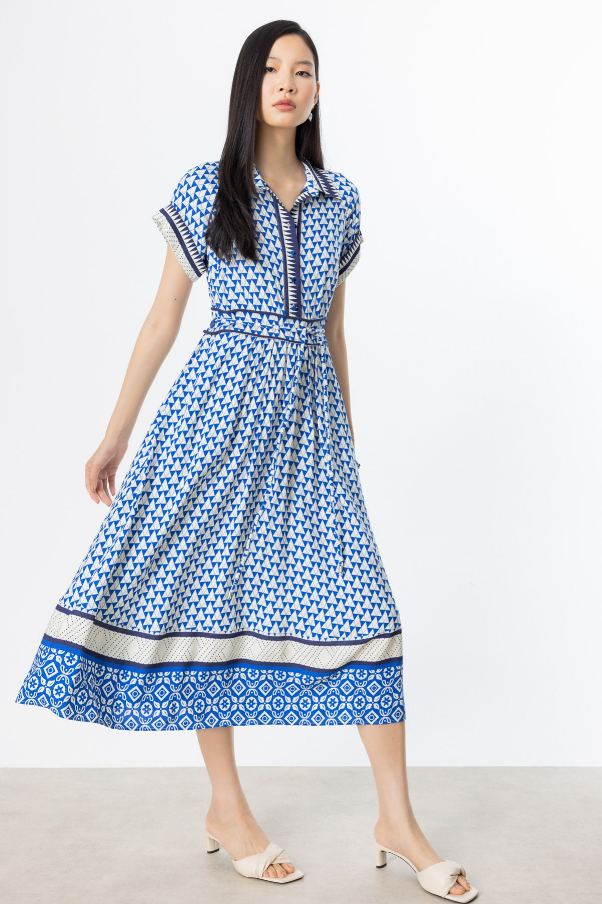 Ekol Desenli Maxi Boy Elbise Translation missing: ar.content.product_image_secondary