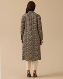 büyük beden desenli cep detaylı elbise Gala-Xi