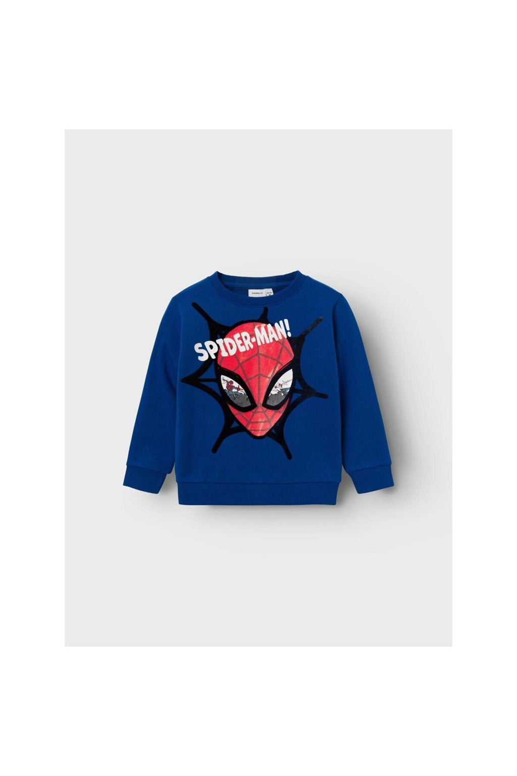 Erkek Çocuk Örümcek Adam Desenli Uzun Kol Sweatshirt-Günlük Kullanım