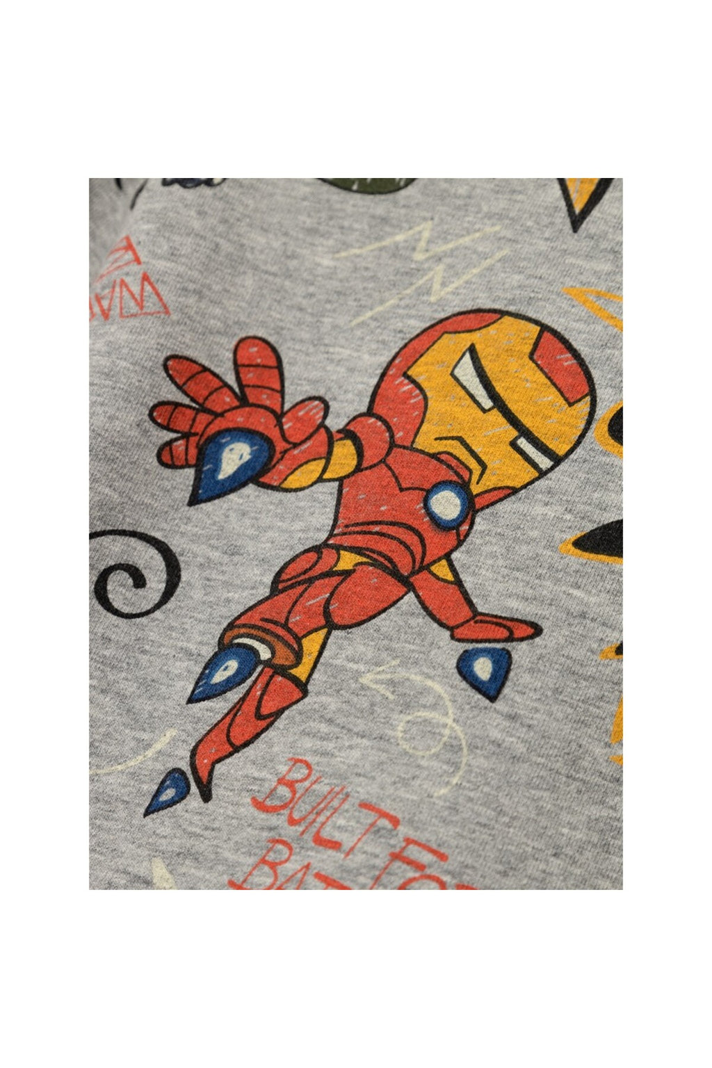 Erkek Çocuk Süper Kahraman Desenli UzunKol Sweatshirt-Rahat ve Şık