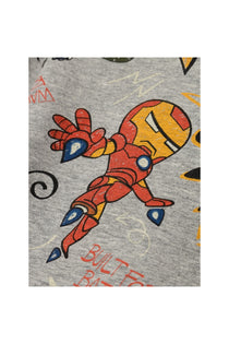 Erkek Çocuk Süper Kahraman Desenli UzunKol Sweatshirt-Rahat ve Şık