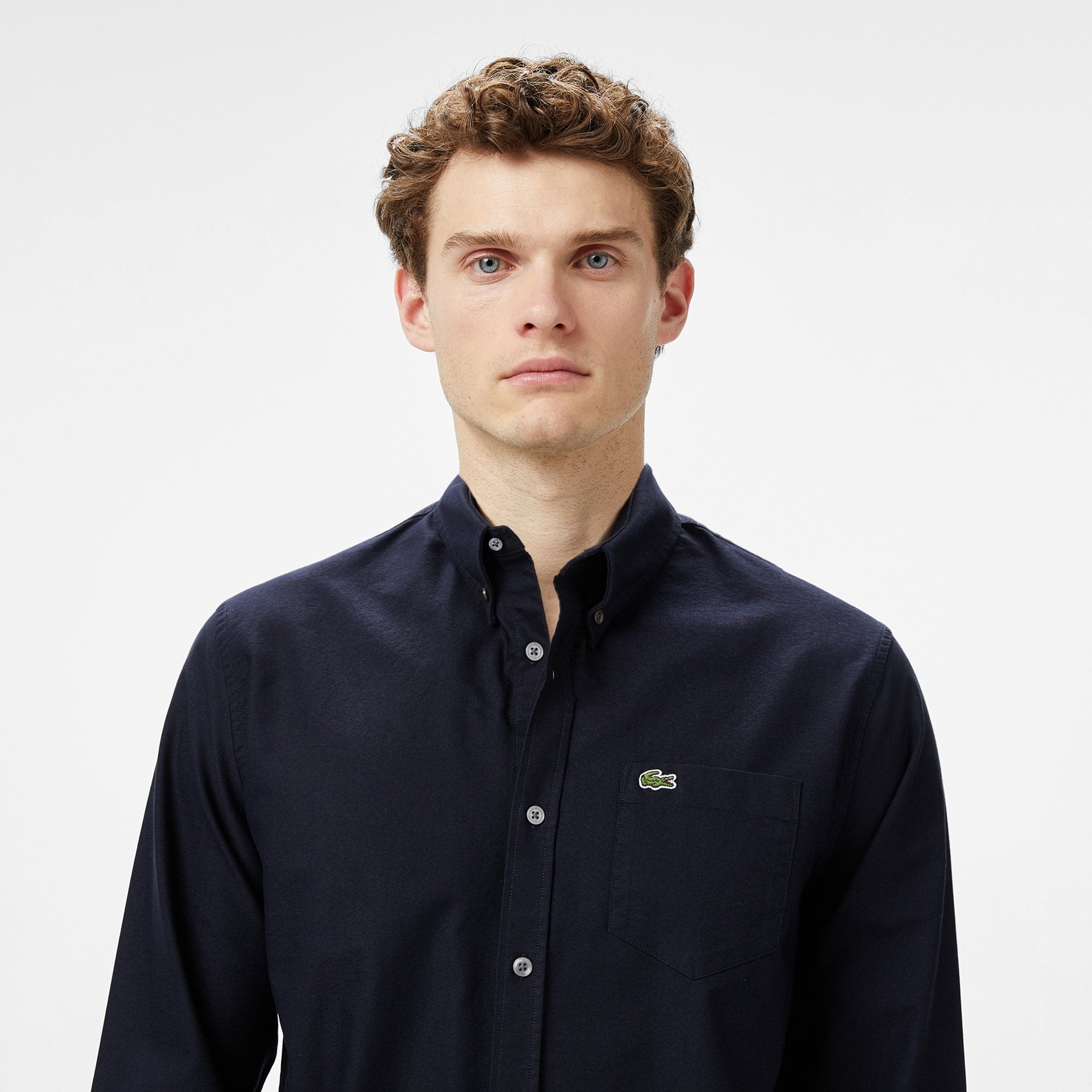Erkek Regular Fit Düğmeli Yaka Gömlek LACOSTE