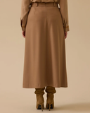 تنورة مستقيمة بجيوب بمقاسات كبيرة من غالا-شي