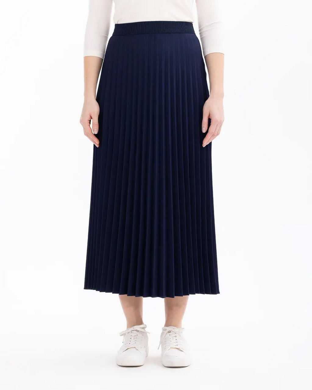 SCL Midi Pileli Etek: Minimalist Günlük Stil - Şimdi Al!