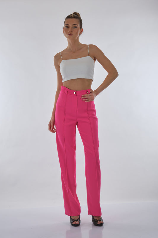 Explosion Yüksek Bel Minimalist Midi Kadın Pantolon - Günlük Şıklık