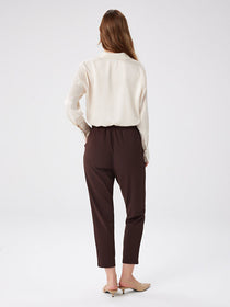 Faik Sönmez Comfort Fit Krep Örme Pantolon