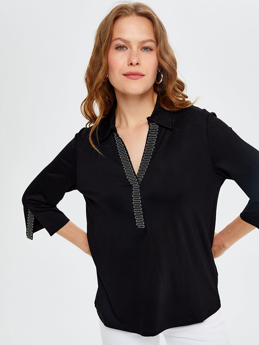 بلوزة فايك سونميز للسيدات 25YUS25BLZ008