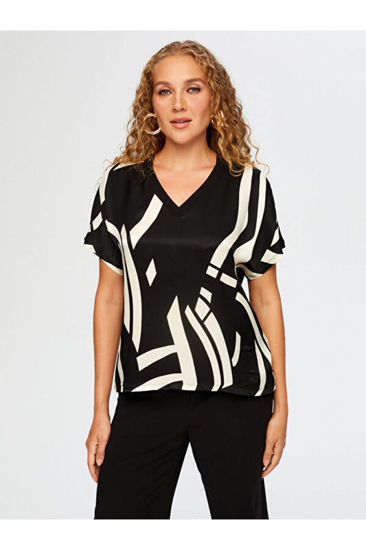 بلوزة فايك سونميز للسيدات UW26BLZ017