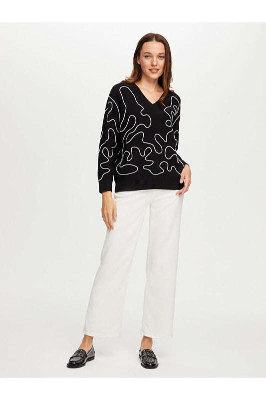 بلوزة فايك سونميز للسيدات UW26TRB011