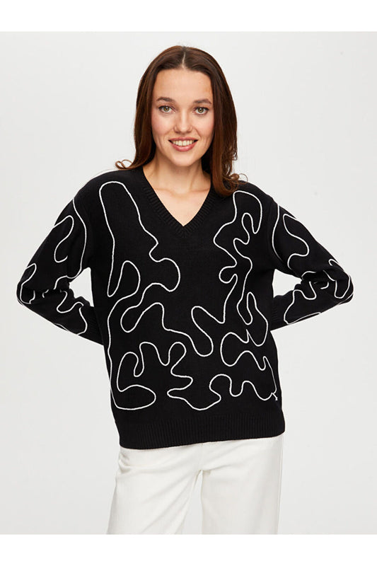 بلوزة فايك سونميز للسيدات UW26TRB011