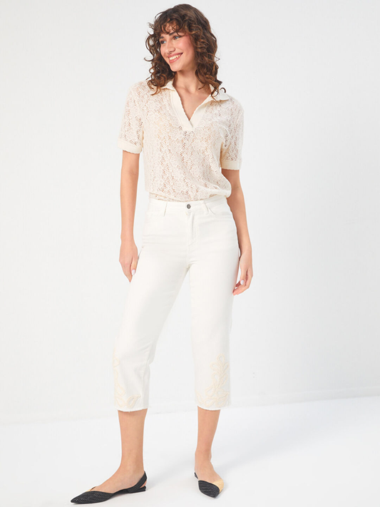 بنطال كابري للسيدات من Faik Sönmez U68469