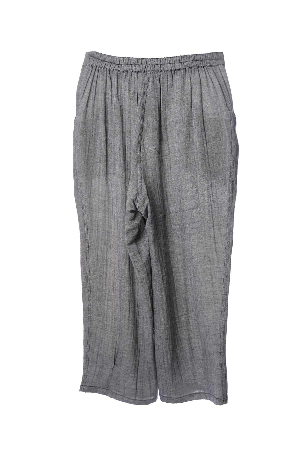Faik Sönmez Oversize Keten Kadın Pantolon - Midi Boy, Minimalist