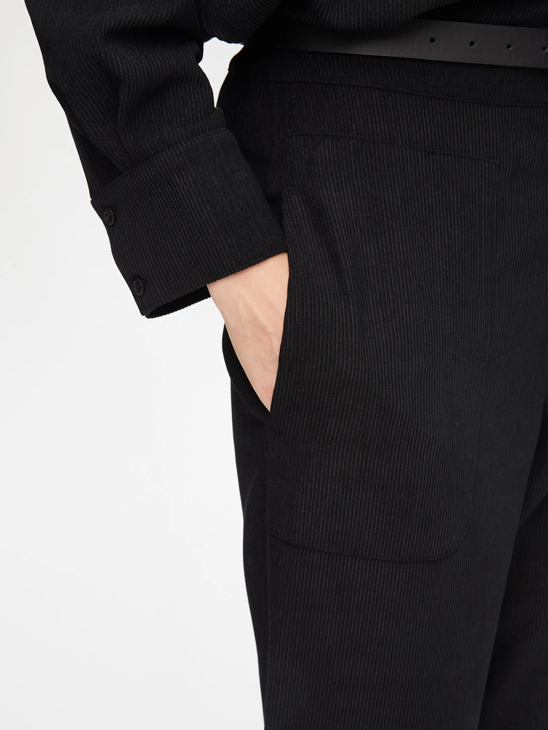 Faik Sönmez Oversize Midi Kadın Pantolon - Minimalist Stil