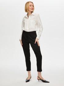 Faik Sönmez Kadın Slim Fit Örme Pantolon 25YB00053-1