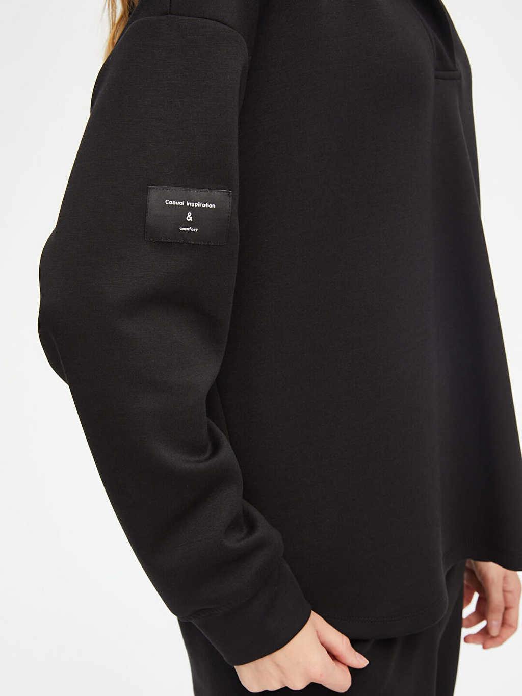 Faik Sönmez Kadın Kapüşonlu Modallı Sweatshirt U69508