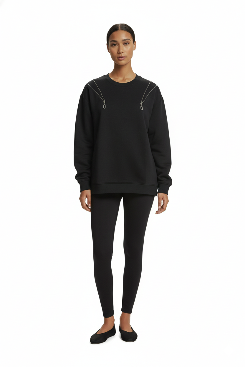 Faik Sönmez Kadın Sweatshirt UW26SWT008 Translation missing: ar.content.product_image_main