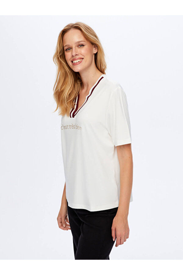 Faik Sönmez Kadın T-Shirt UW26TSH055