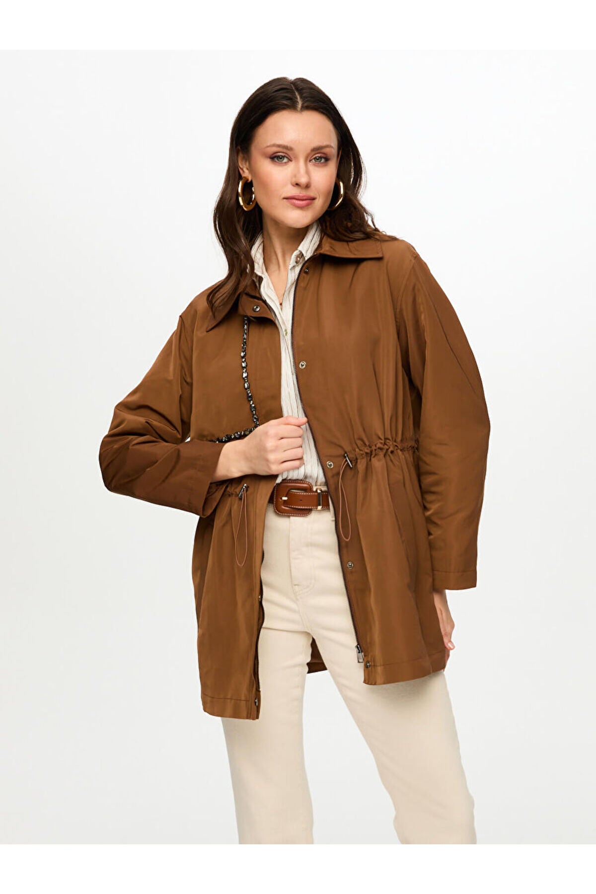 Faik Sönmez Kadın Trençkot US26TNC006