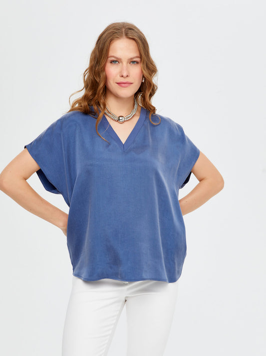 بلوزة فايك سونميز للسيدات 25YUS25BLZ028