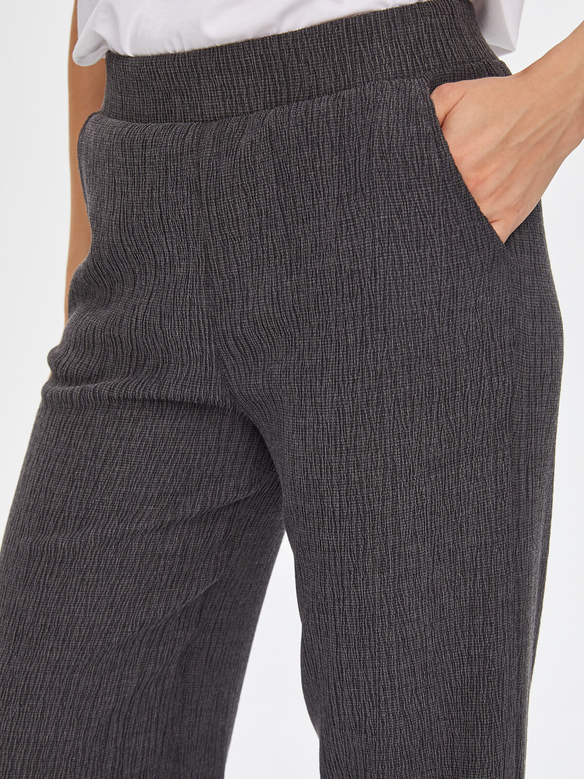 Faik Sönmez Kadın Yüksek Bel Regular Fit Pantolon - Minimalist Tarz