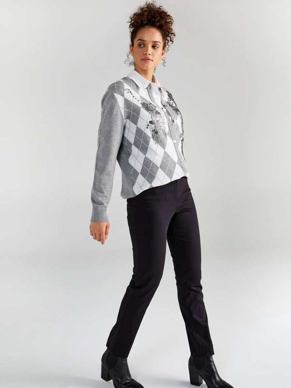 Faik Sönmez Minimalist Crop Kadın Pantolon - Günlük & İş