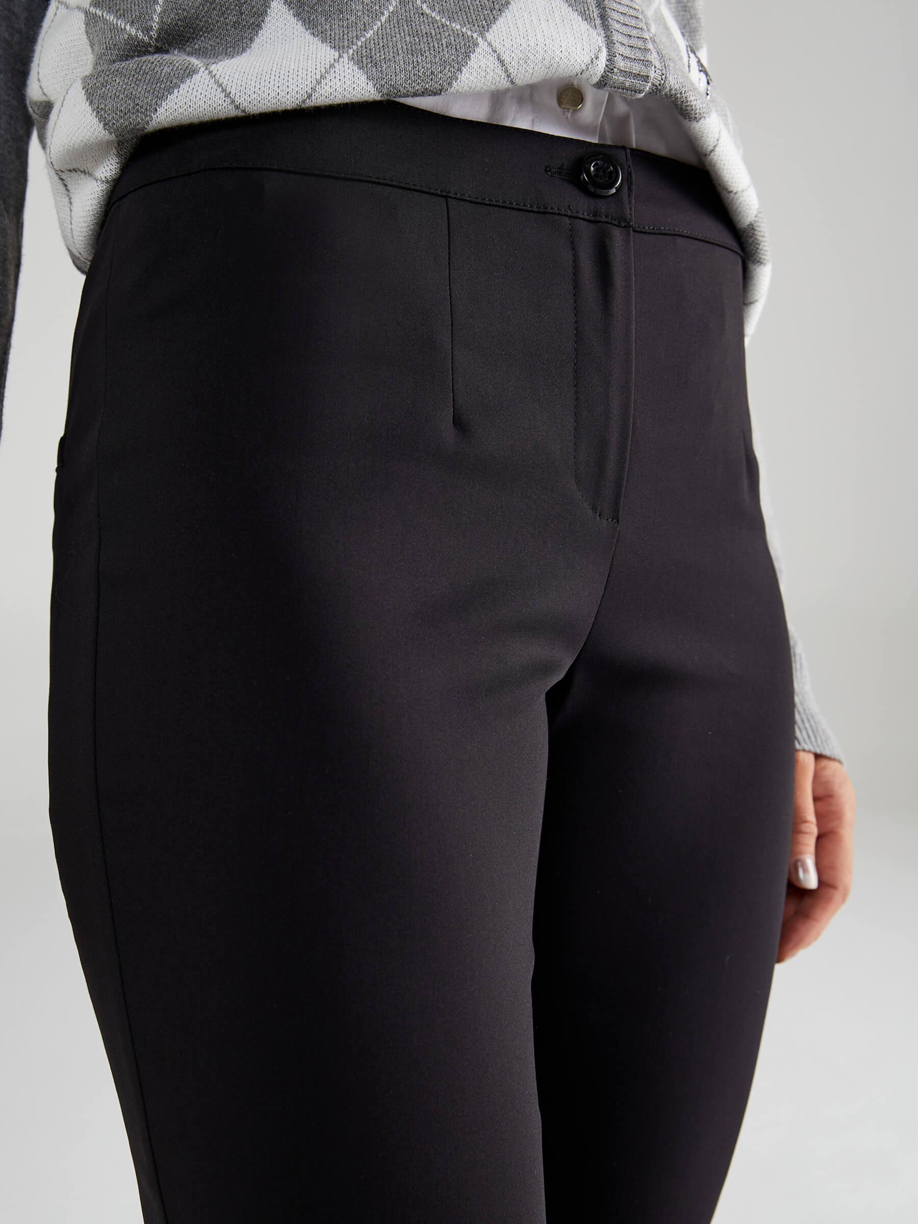 Faik Sönmez Minimalist Crop Kadın Pantolon - Günlük & İş