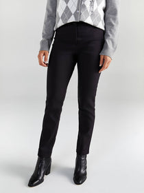 Faik Sönmez Kadın Slim Fit Normal Bel Düz Dokuma Dar Paça Pantolon