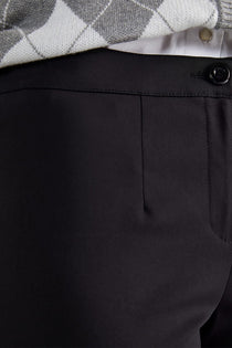 Faik Sönmez Kadın Slim Fit Normal Bel Dokuma Pamuklu Dar Paça Pantolon