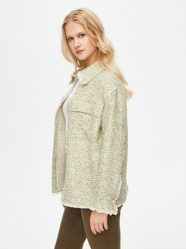 Faik Sönmez Oversize Gömlek Yaka Midi Tunik - Günlük & Şık