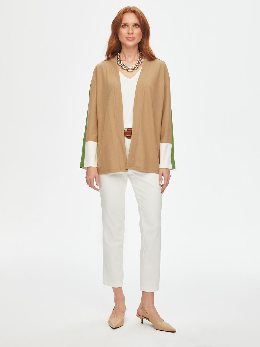 Faik Sönmez Oversize Midi Kadın Hırka - Minimalist, Rahat ve Şık