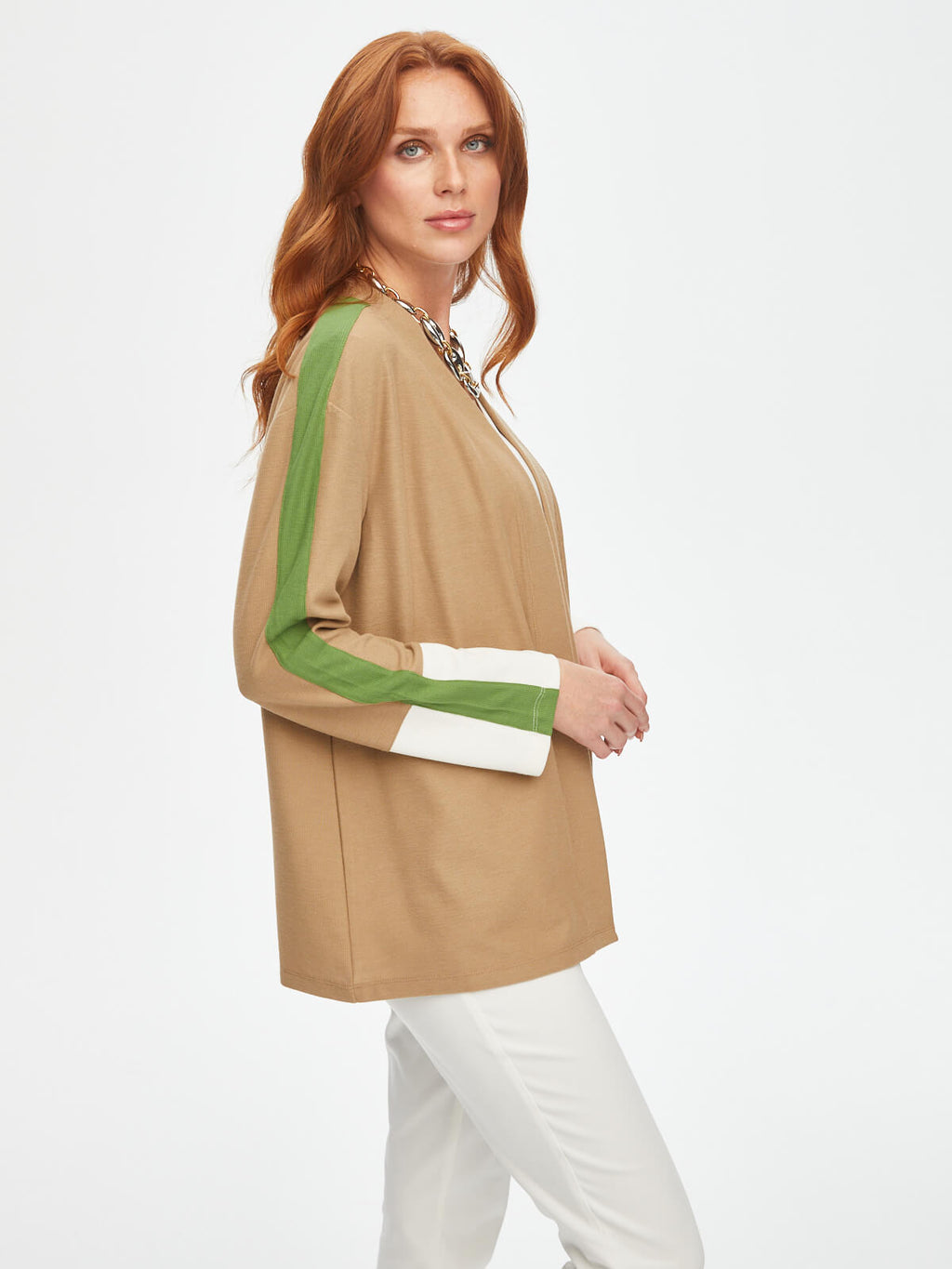Faik Sönmez Oversize Midi Kadın Hırka - Minimalist, Rahat ve Şık