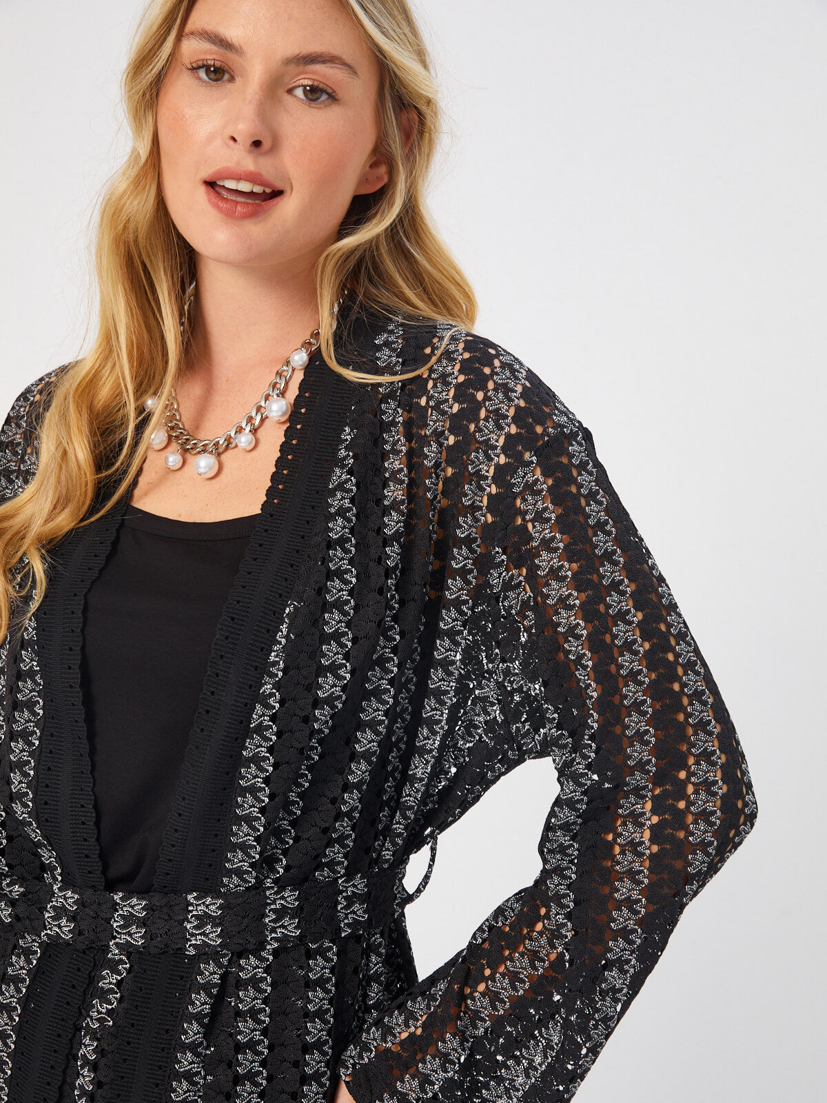 Faik Sönmez Oversize Midi Kimono - Bağcıklı Bel - Minimal Tasarım