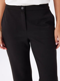 Faik Sönmez Relax Straight Fit Örme Pantolon