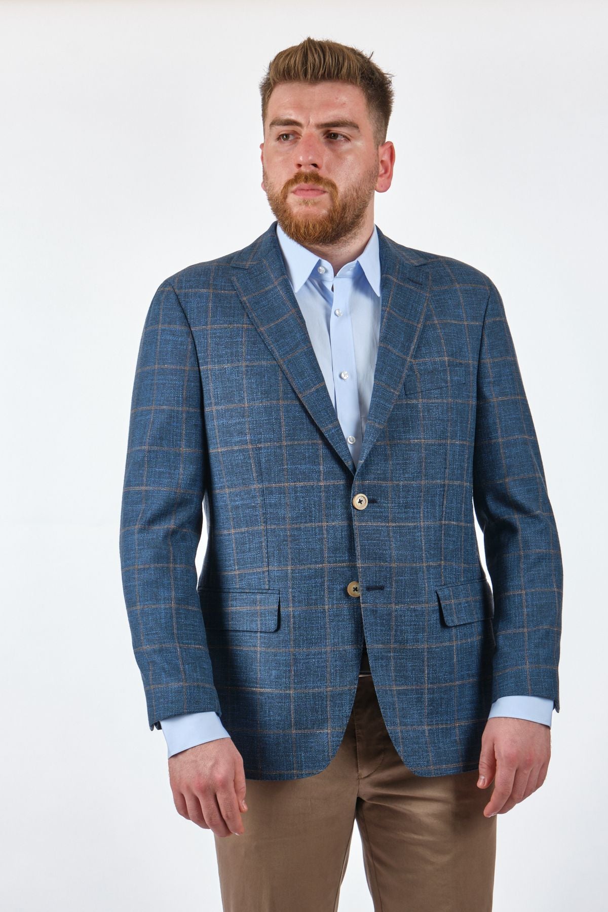 Four Hand's Minimalist Regular Fit Erkek Ceket - Kareli Desen Translation missing: ar.content.product_image_main