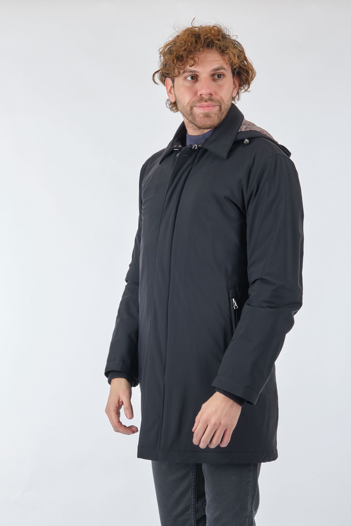 Four Hand's Oversize Midi Erkek Kaban - Minimalist Stil Ana görsel