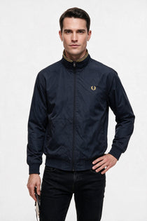 Fred Perry Erkek Dik Yaka Tam Fermuarlı Ribanalı Standart Kalıp Ceket J2660-350