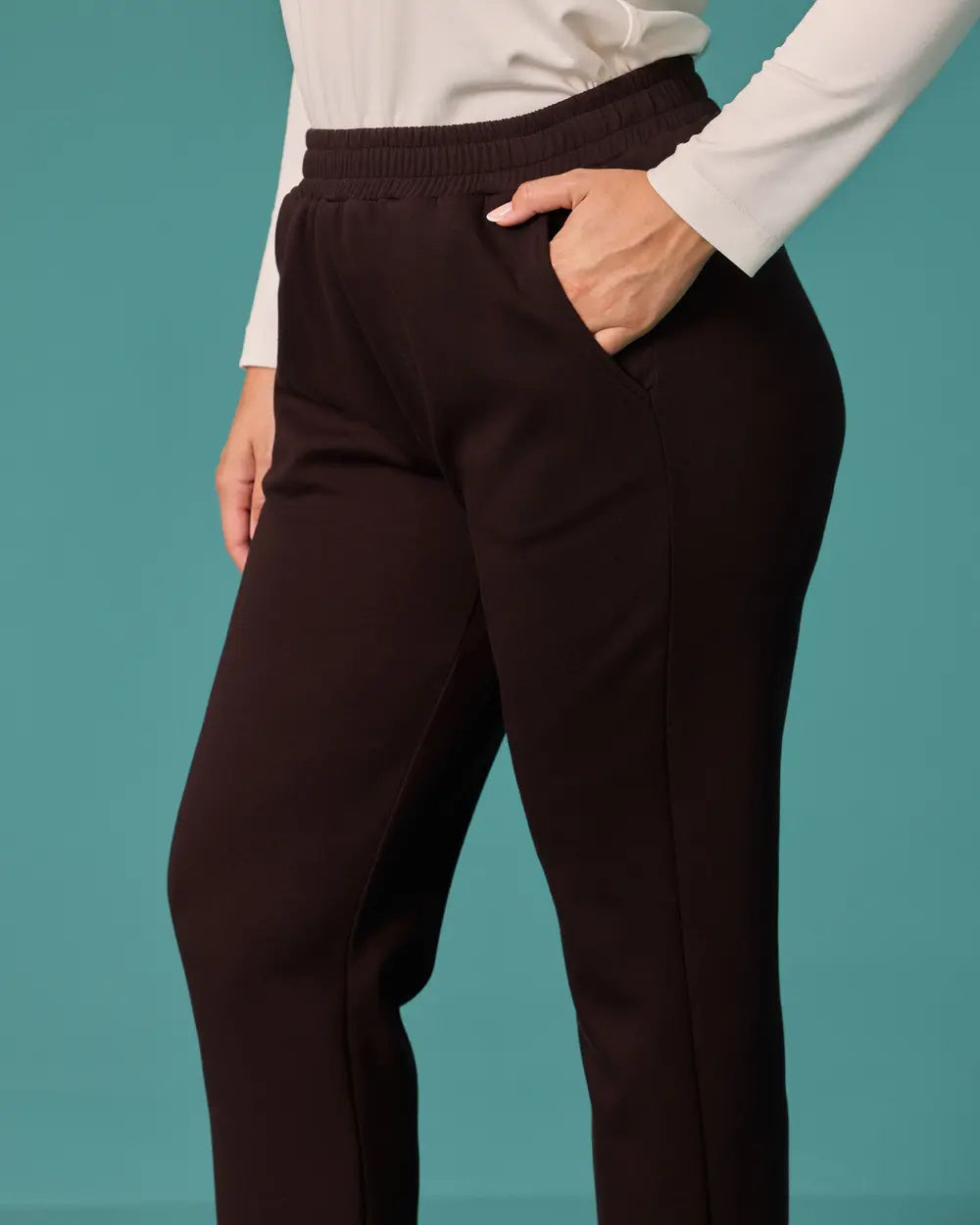 Gala-xi Büyük Beden Lastikli Bel Cepli Rahat Kesim Eşofman Altı