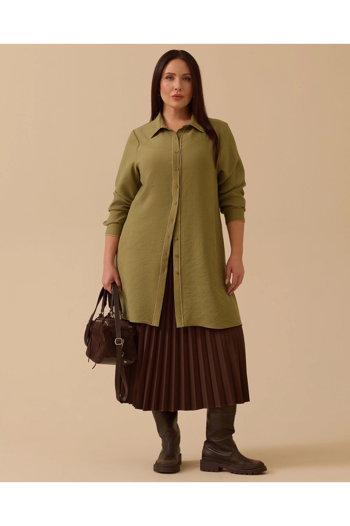 Gala-xi Kadın Büyük Beden Basic Tunik 10002521214015 Translation missing: ar.content.product_image_secondary