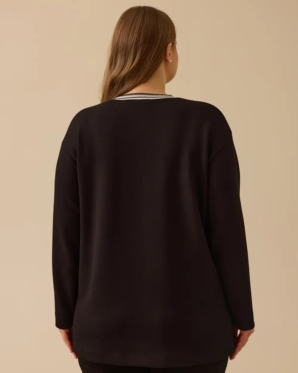 Gala-xi Kadın Büyük Beden Taş Detaylı Sweatshirt 10002512314002 Translation missing: ar.content.product_image_secondary