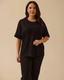 Gala-xi Kadın Büyük Beden Taş Detaylı T-Shirt 10002512414007